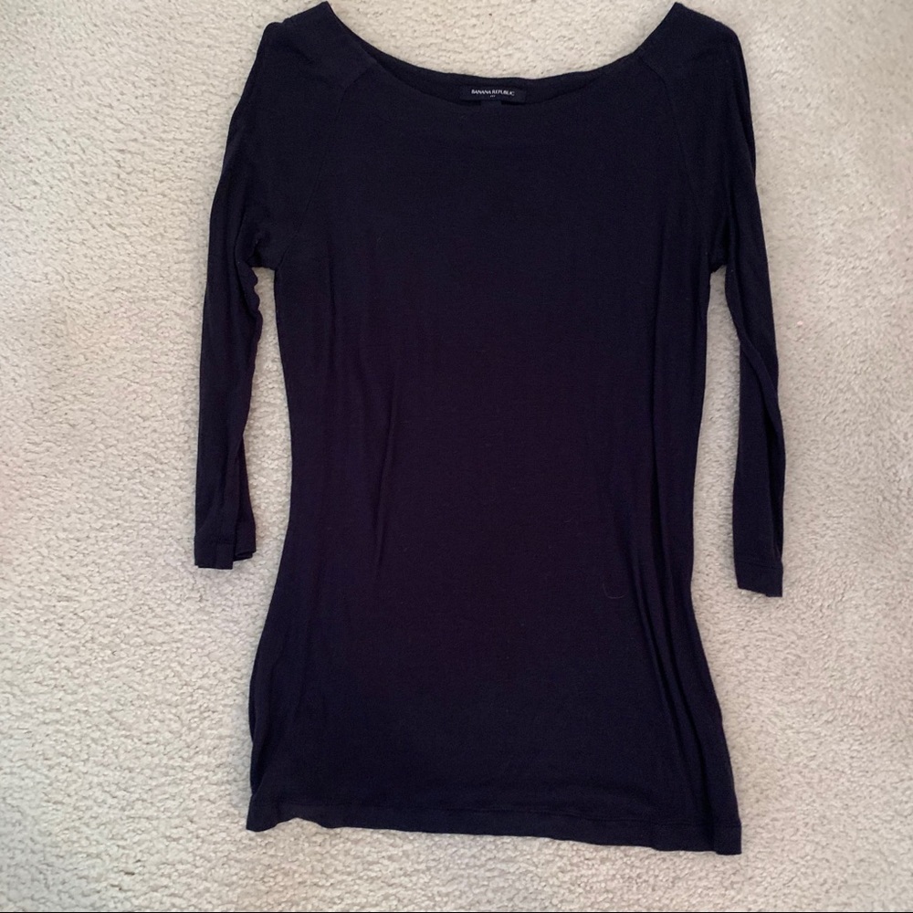 Banana Republic Quarter Sleeve T Shirt